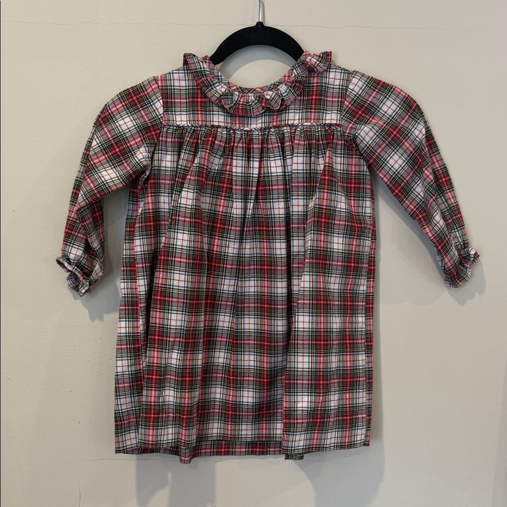 Plaid Long Sleeve Dress